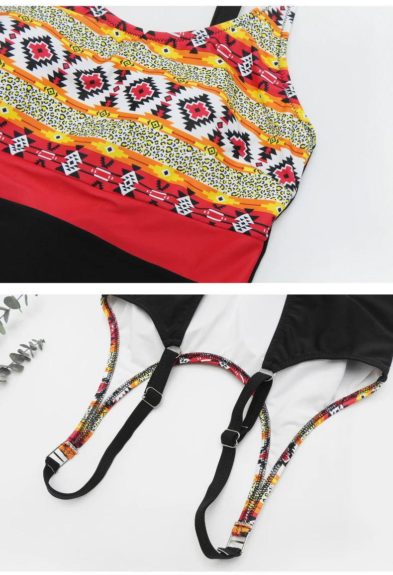 One-Piece Large Swimsuits Closed Female Plus Size Swimwear For The Pool Swim Bather Beach Body Bathing Suits Women
