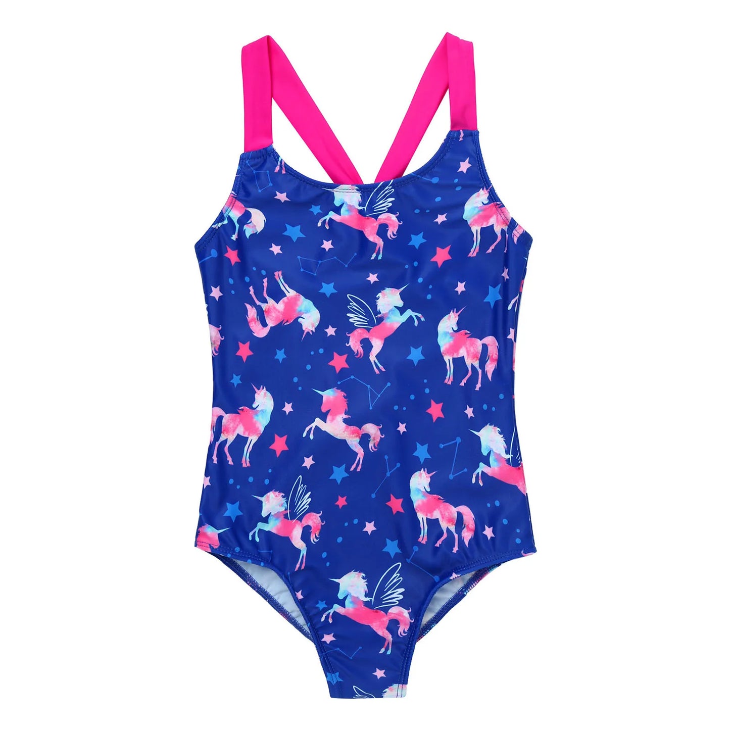 4-16 Years Girls Swimsuit Summer Brazilian Beach Swimming Suits Wear Shoulder Straps One-Piece Swimsuits for Kids Girls Swimwear