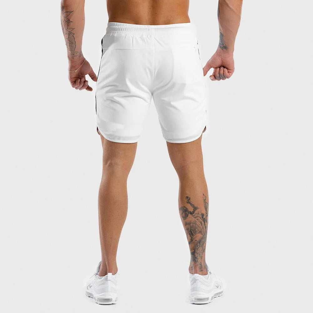 Summer Running Shorts Men Fitness Gym Joggers Workout Breathable Mesh Men Short Pants Quick Dry Training Sport Gym Shorts Male
