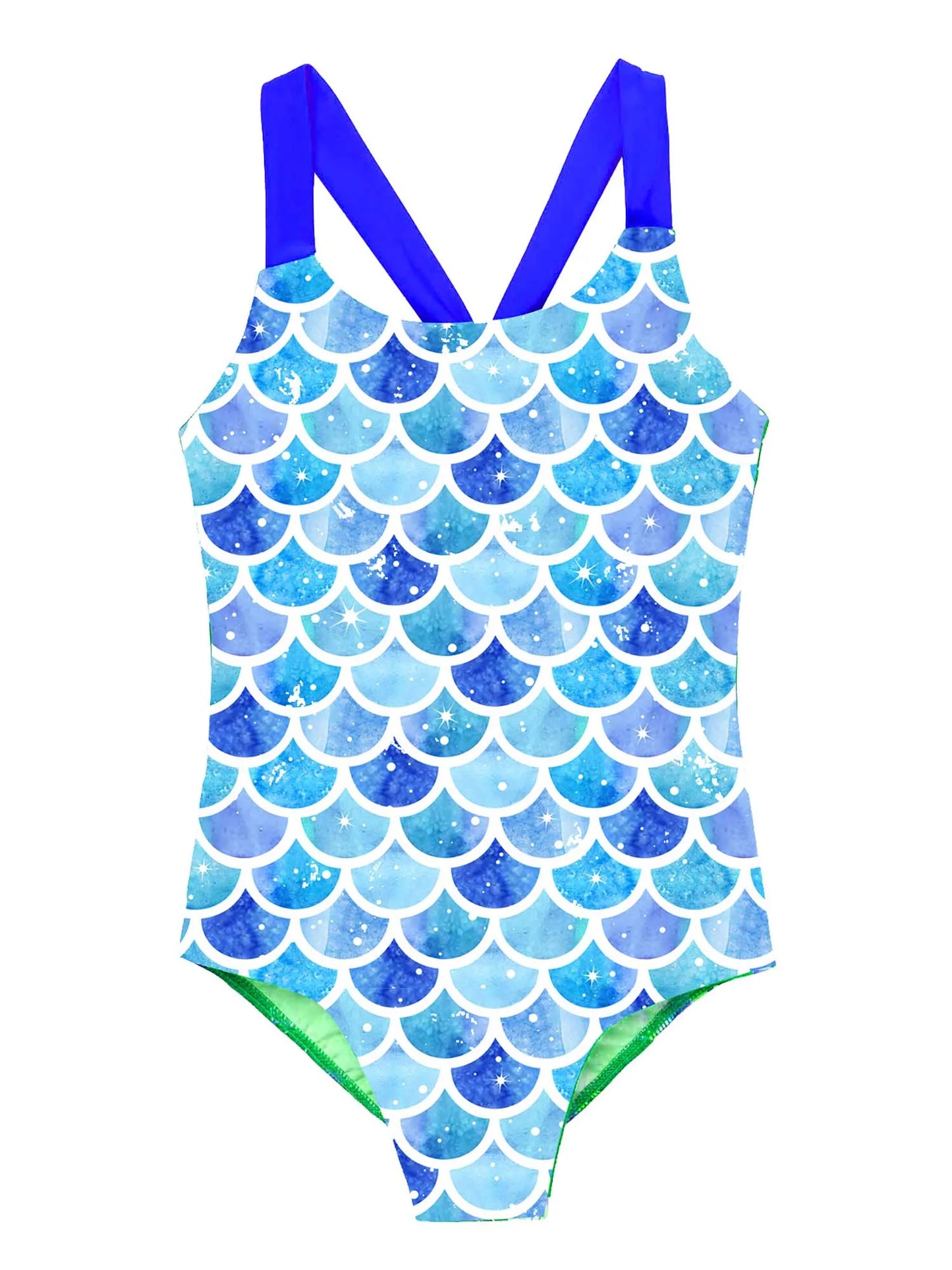 4-16Y Sleeveless One-Piece Swimsuit for Little and Big Girls with Cartoon Pattern Printing Swimwear Children Bathing Beach Wear