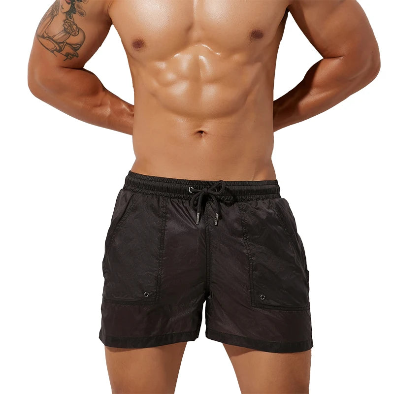 SEOBEAN Men Clothing Shorts Mesh Lined Casual Shorts Summer Thin And Light Quick Dry Gym Shorts Beach Surf Men Bottoms