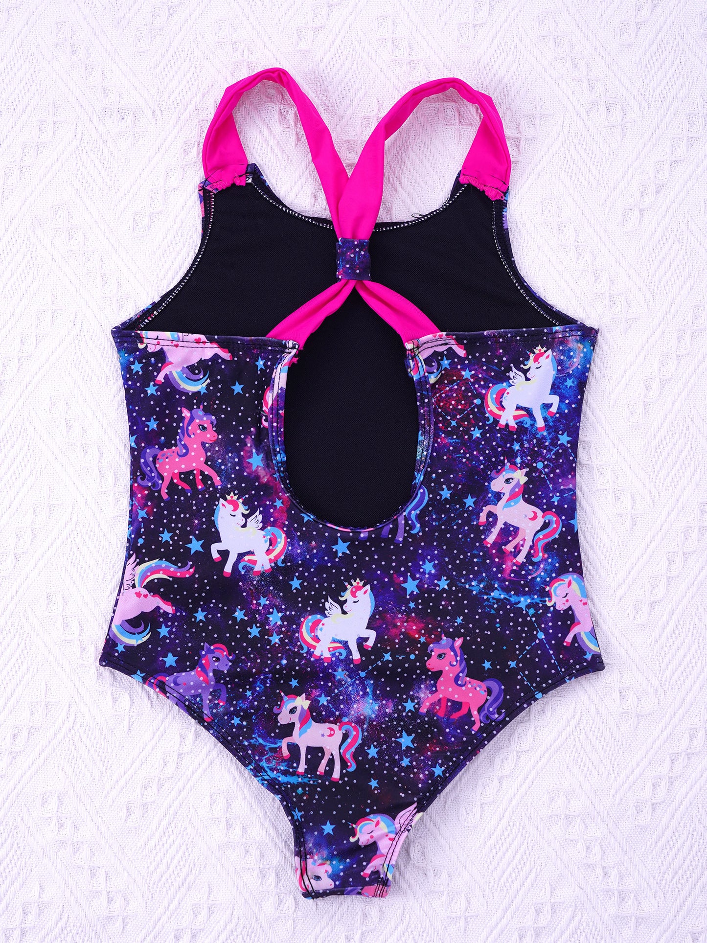 4-16 Years Girls Swimsuit Summer Brazilian Beach Swimming Suits Wear Shoulder Straps One-Piece Swimsuits for Kids Girls Swimwear