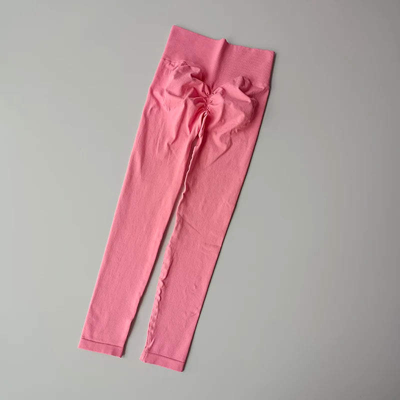 Bright & Light High Waist Naked Feeling Leggings Push Up Sport Women Fitness Running Hip Lift Yoga Pants Energy Seamless Leggings Gym leggings