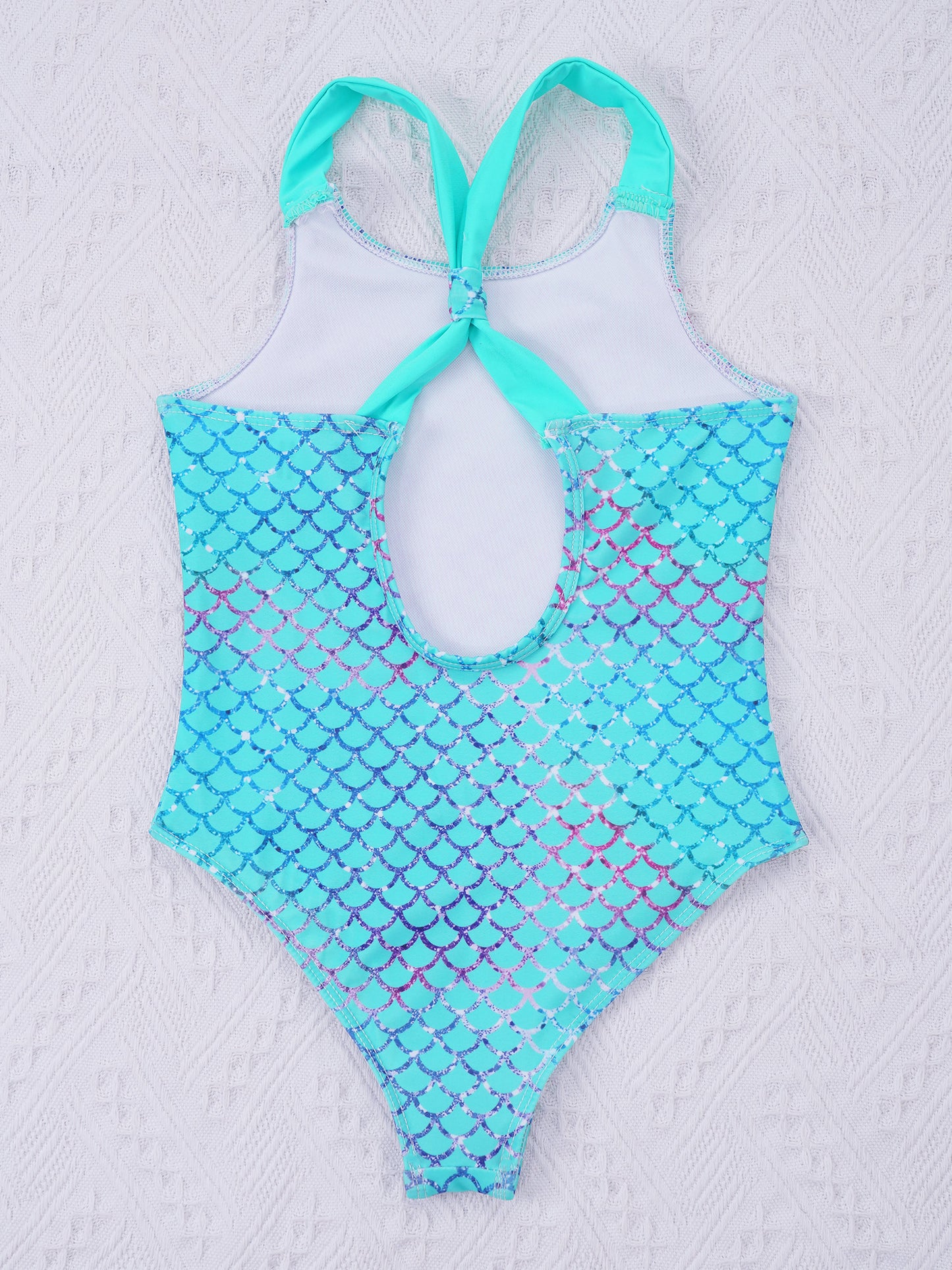4-16 Years Girls Swimsuit Summer Brazilian Beach Swimming Suits Wear Shoulder Straps One-Piece Swimsuits for Kids Girls Swimwear