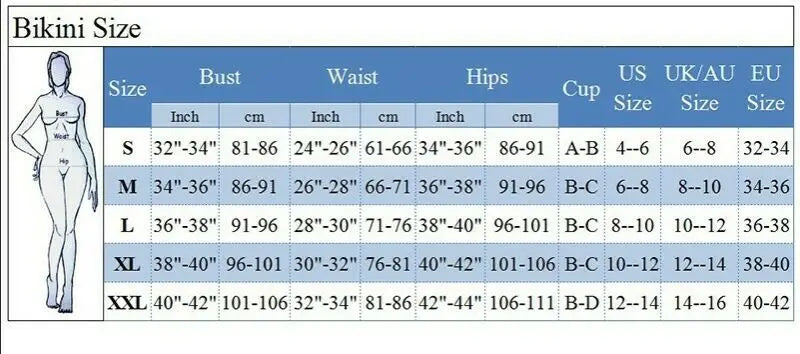 Women One Piece & Bikini Push-Up Padded Swimwear Swimsuit Bathing Suit Beachwear Swimming Suit