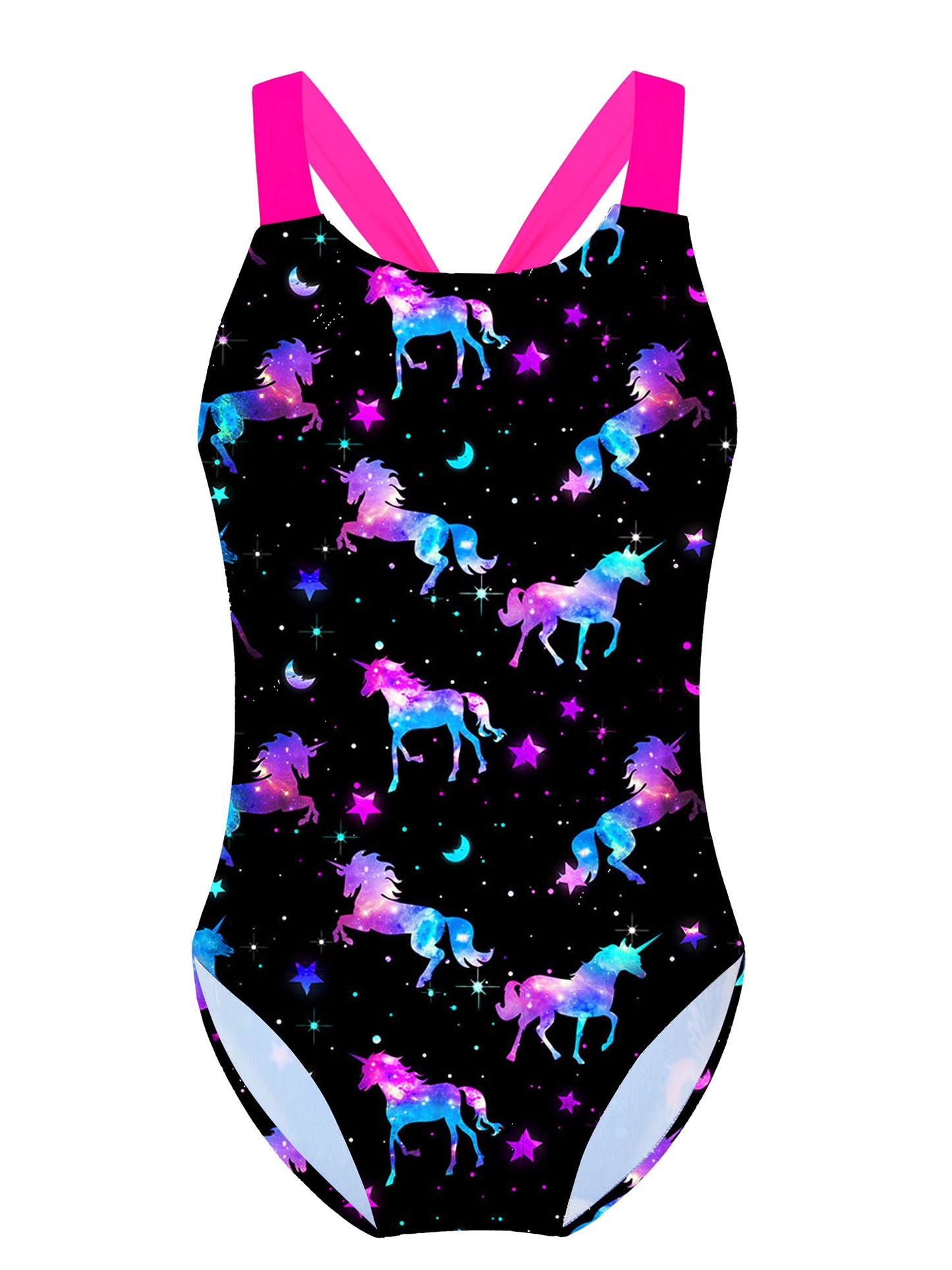 4-16 Years Girls Swimsuit Summer Brazilian Beach Swimming Suits Wear Shoulder Straps One-Piece Swimsuits for Kids Girls Swimwear