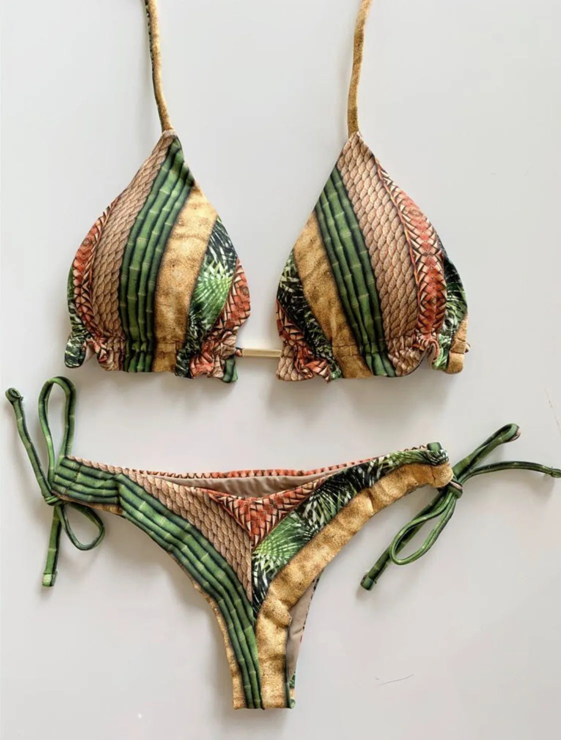 Bikinis Set Women Swimsuit Bandage Two-Piece Swimwear Brazilian Biquínis Beachwear Bathing Suit