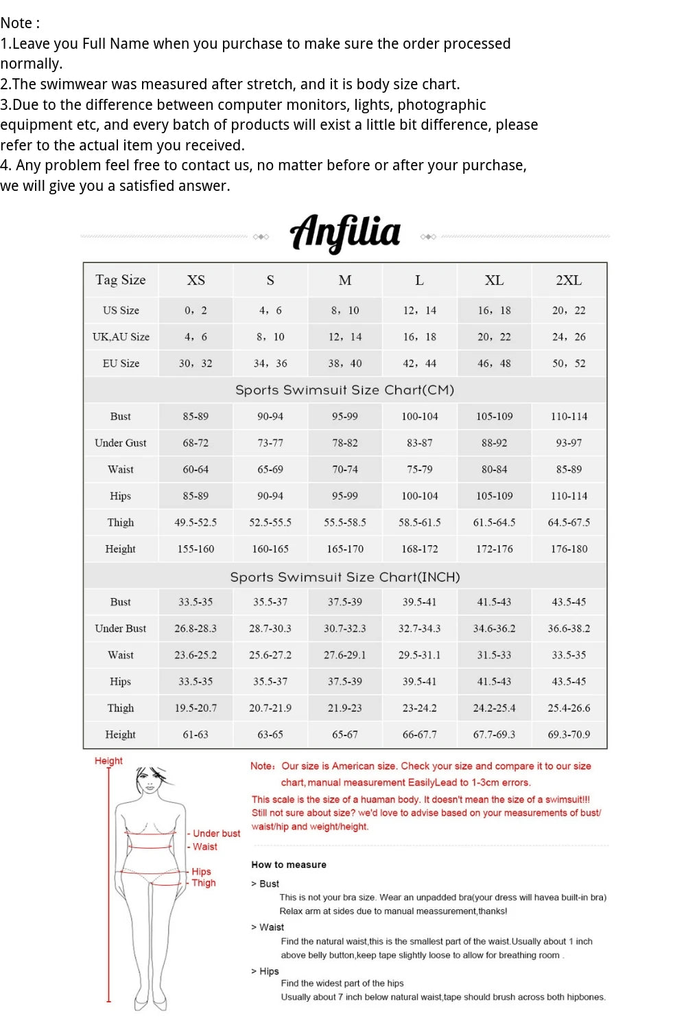 Anfilia Women's One Piece Sports Swimwear Colour Flash Swimsuit
