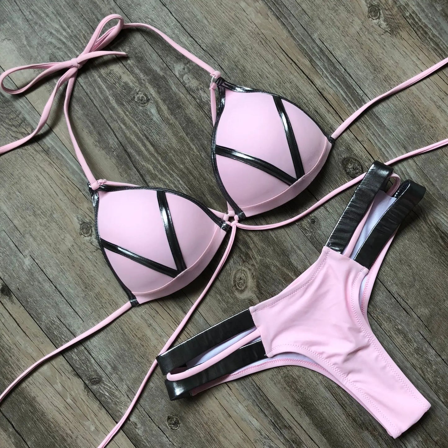 Gold Stamping Women Bikini Set Padded Women Swimsuit Push Up Bikini Swimwear Summer Beachwear Brazil Bathing Suit