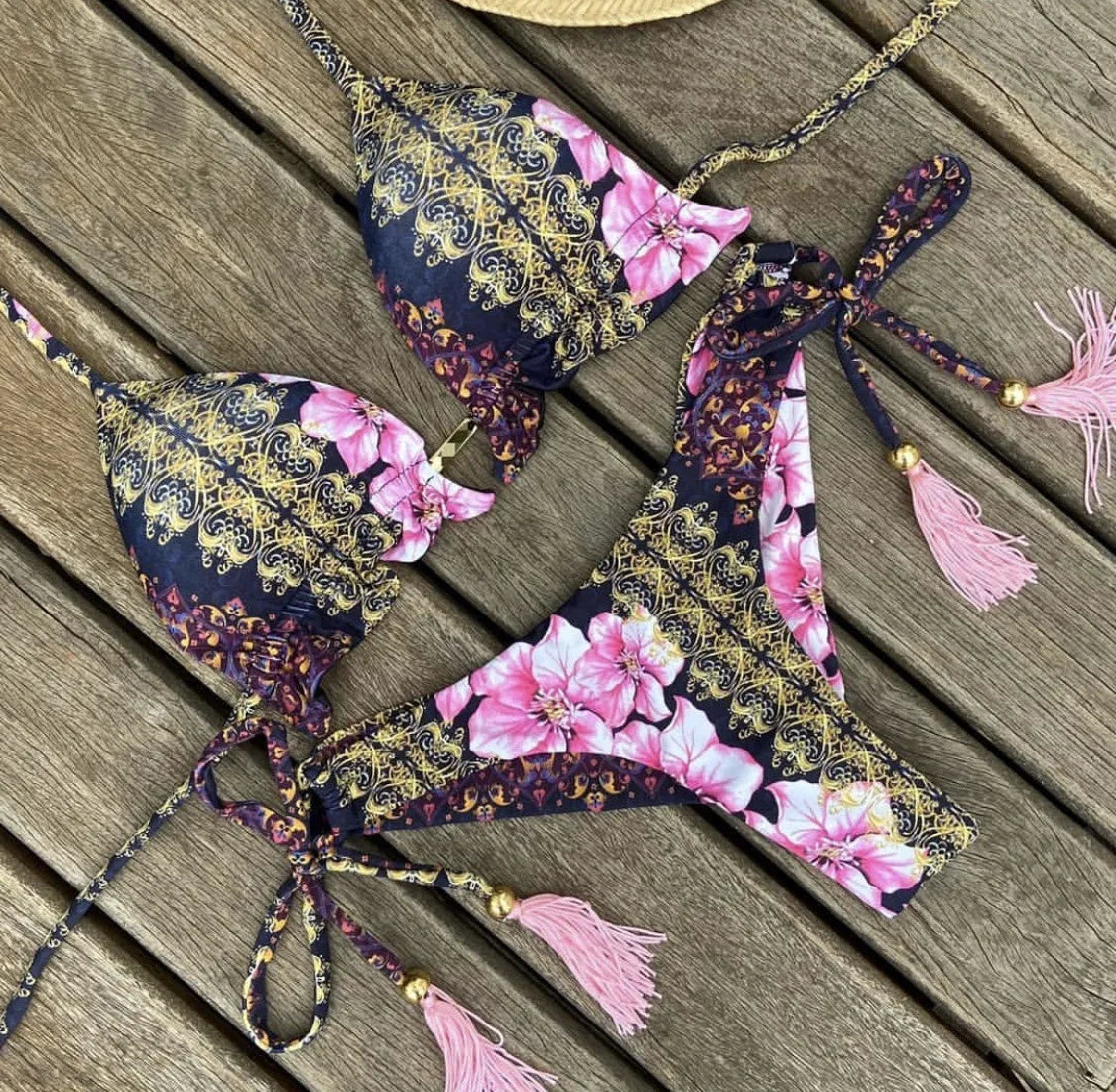 Bikinis Set Women Swimsuit Bandage Two-Piece Swimwear Brazilian Biquínis Beachwear Bathing Suit