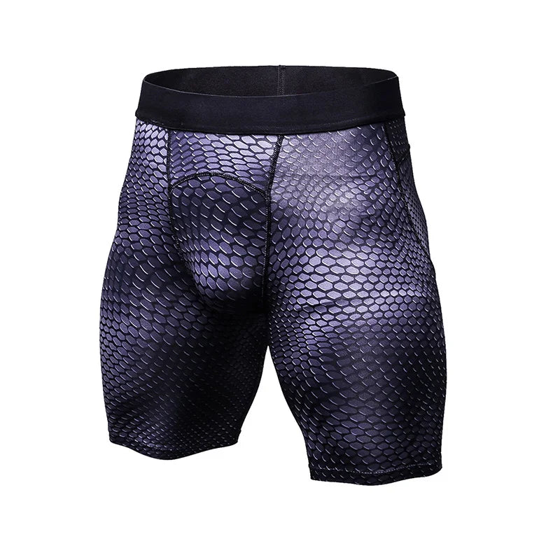 Men Gym Running Shorts Summer Sports Workout Short Pants Leggings Fitness Skinny Training Gym Base Layer Tights