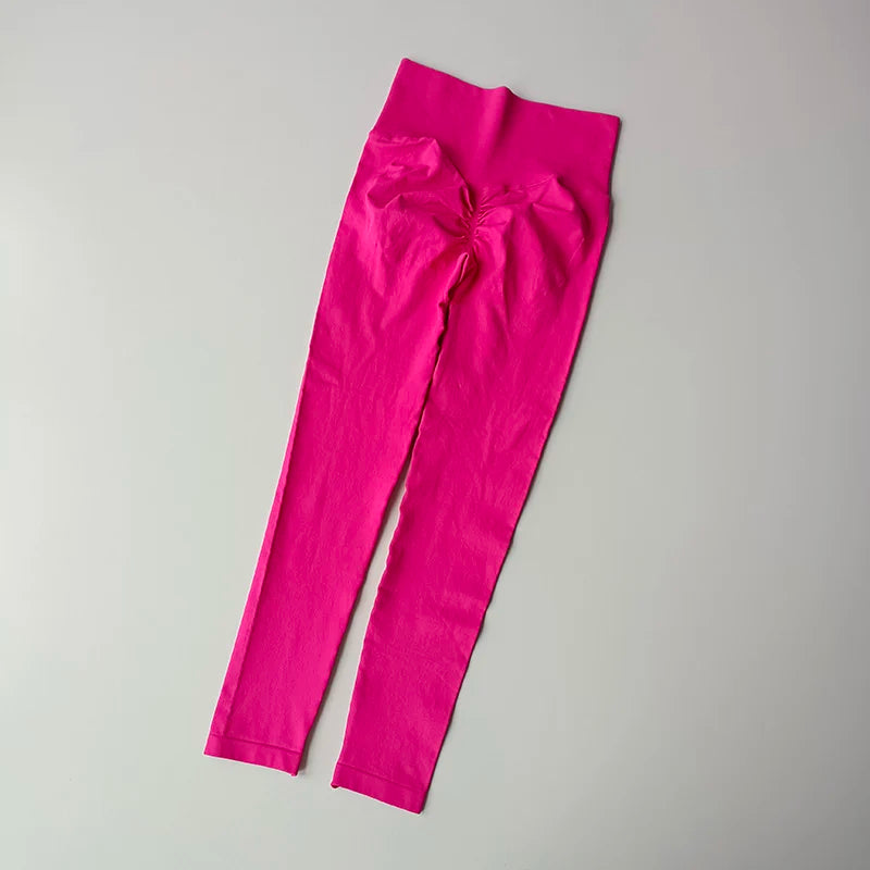 Bright & Light High Waist Naked Feeling Leggings Push Up Sport Women Fitness Running Hip Lift Yoga Pants Energy Seamless Leggings Gym leggings