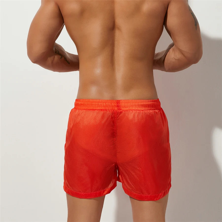 SEOBEAN Men Clothing Shorts Mesh Lined Casual Shorts Summer Thin And Light Quick Dry Gym Shorts Beach Surf Men Bottoms