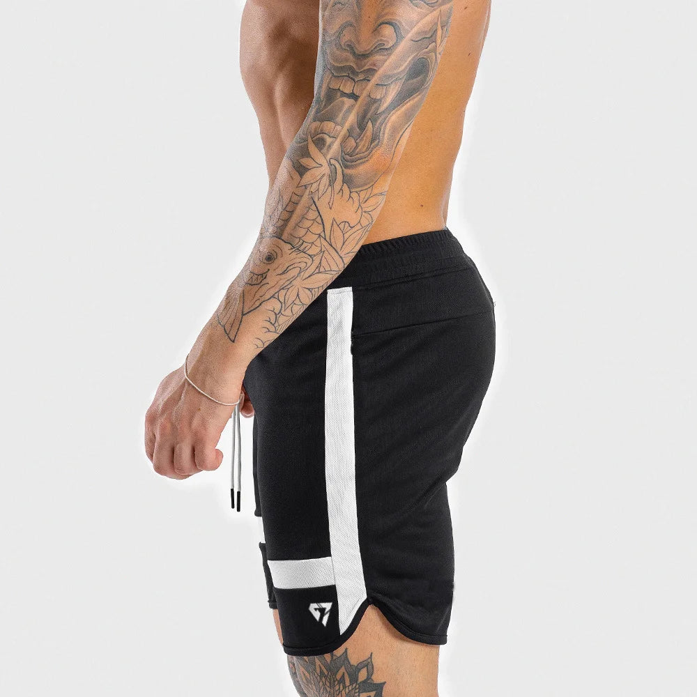 Summer Running Shorts Men Fitness Gym Joggers Workout Breathable Mesh Men Short Pants Quick Dry Training Sport Gym Shorts Male