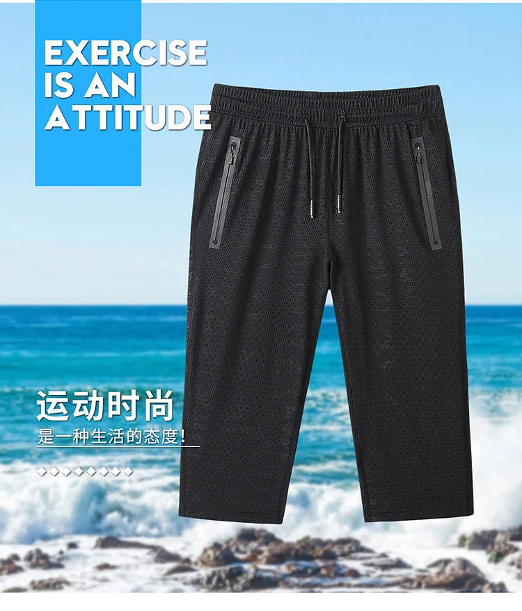 Men's Shorts Sweatpants Summer Style Casual Shorts Men Oversized Pants Sportswear Sports Jogger Trousers Overweight Plus Size