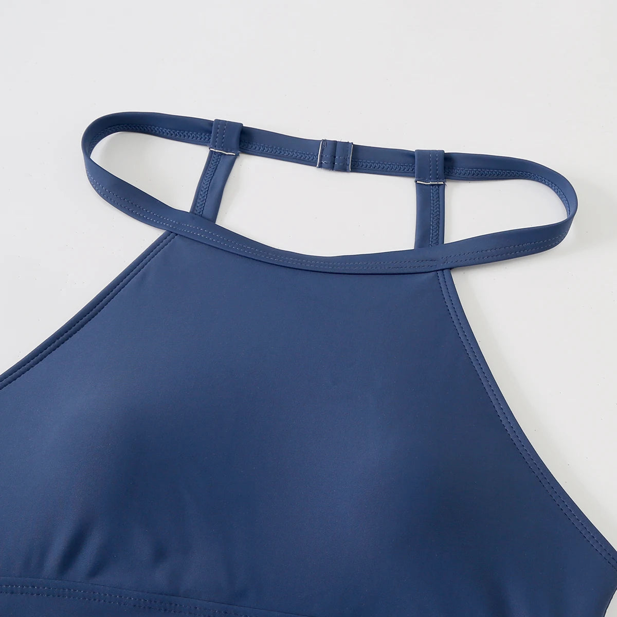 High Waist Bikini Women High Neck Swimsuit Printed Swimwear Female Padded Beachwear Bathers Bathing Swimming Swim Suit