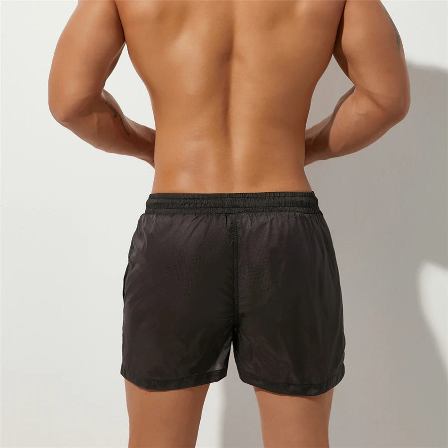 SEOBEAN Men Clothing Shorts Mesh Lined Casual Shorts Summer Thin And Light Quick Dry Gym Shorts Beach Surf Men Bottoms
