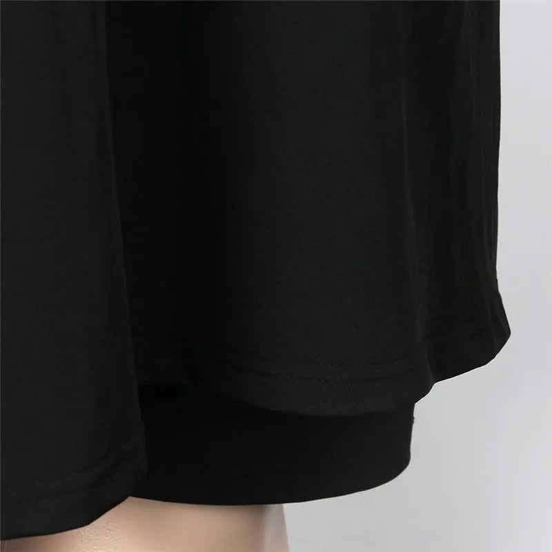 Plus Size Women Clothing Two Piece Set 4xl Summer Slip HemTop Shorts Suit Casual Tracksuit Streetwear
