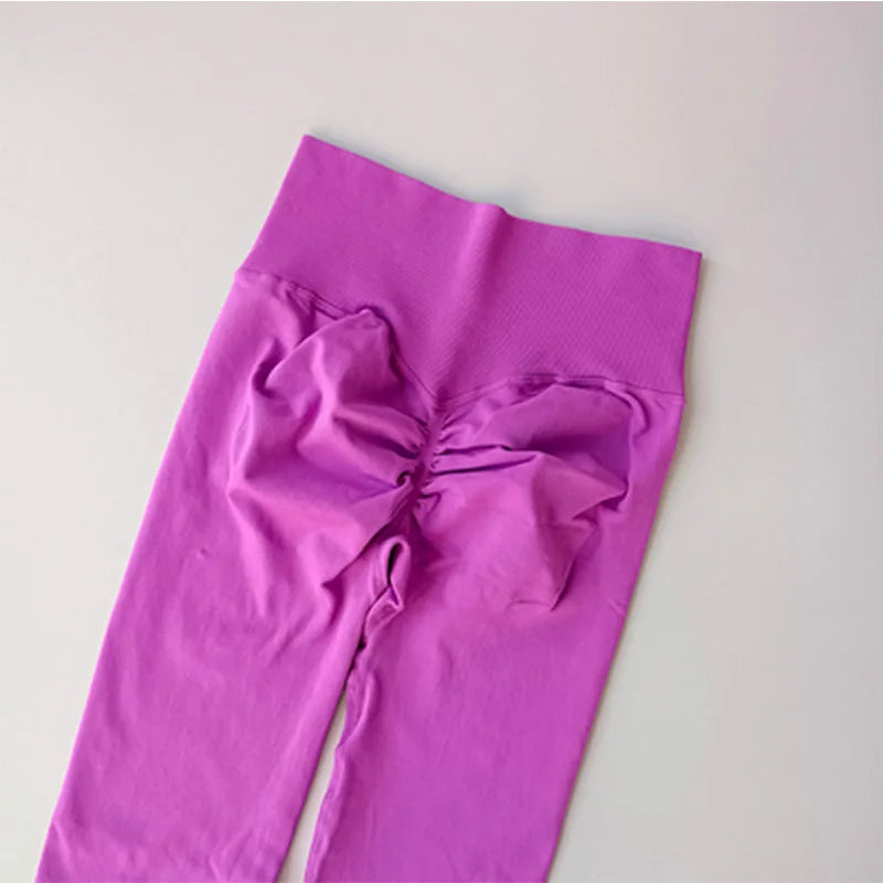 Bright & Light High Waist Naked Feeling Leggings Push Up Sport Women Fitness Running Hip Lift Yoga Pants Energy Seamless Leggings Gym leggings