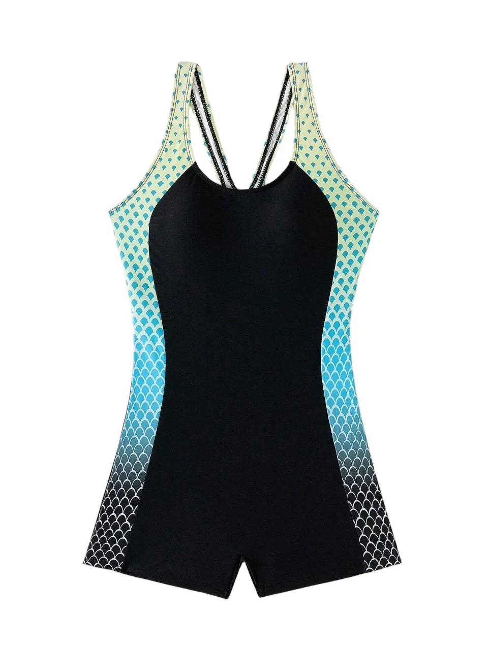 Slim Gradient Print Swimsuit Women One Piece Surfing Swimwear Female Diving Clothes Bathing Swimming Suit Padded Beachwear