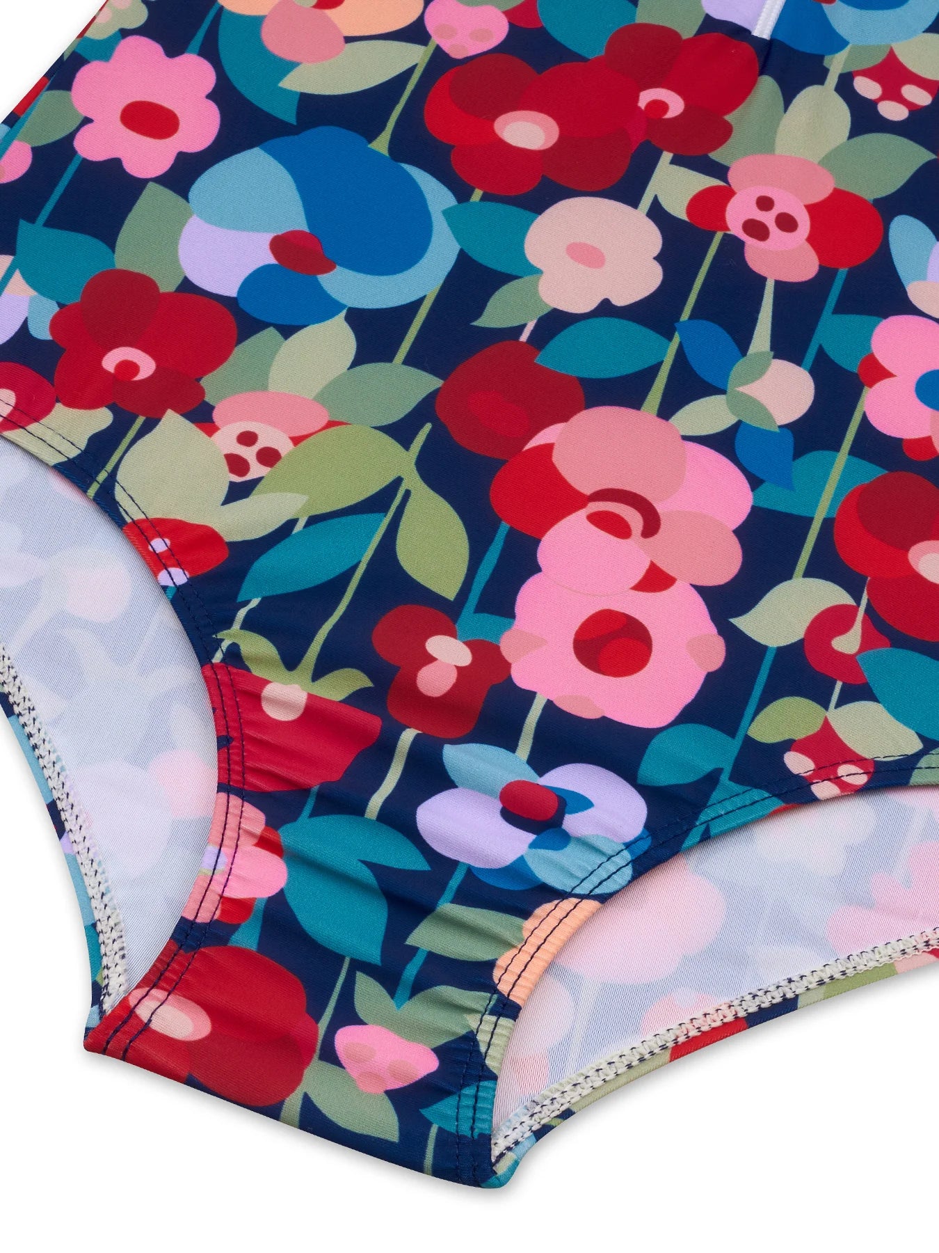 Kids Girls Swimwear One-Piece Swimsuits Summer Floral Print Long Sleeve Zipper Jumpsuit Beachwear Bikini Cut Bottom Swimming Top