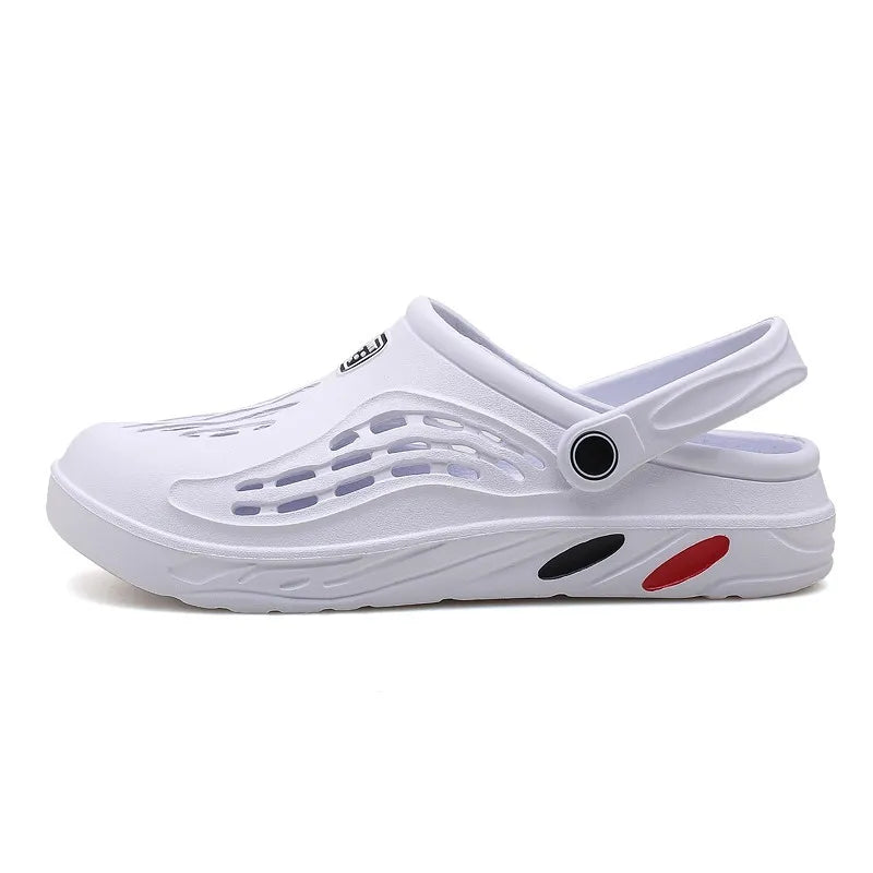 Men Sandals Light EVA Men's Casual Shoes Hole Shoes Clogs Home Garden Outdoor Male Beach Flat Slippers Big Size 49