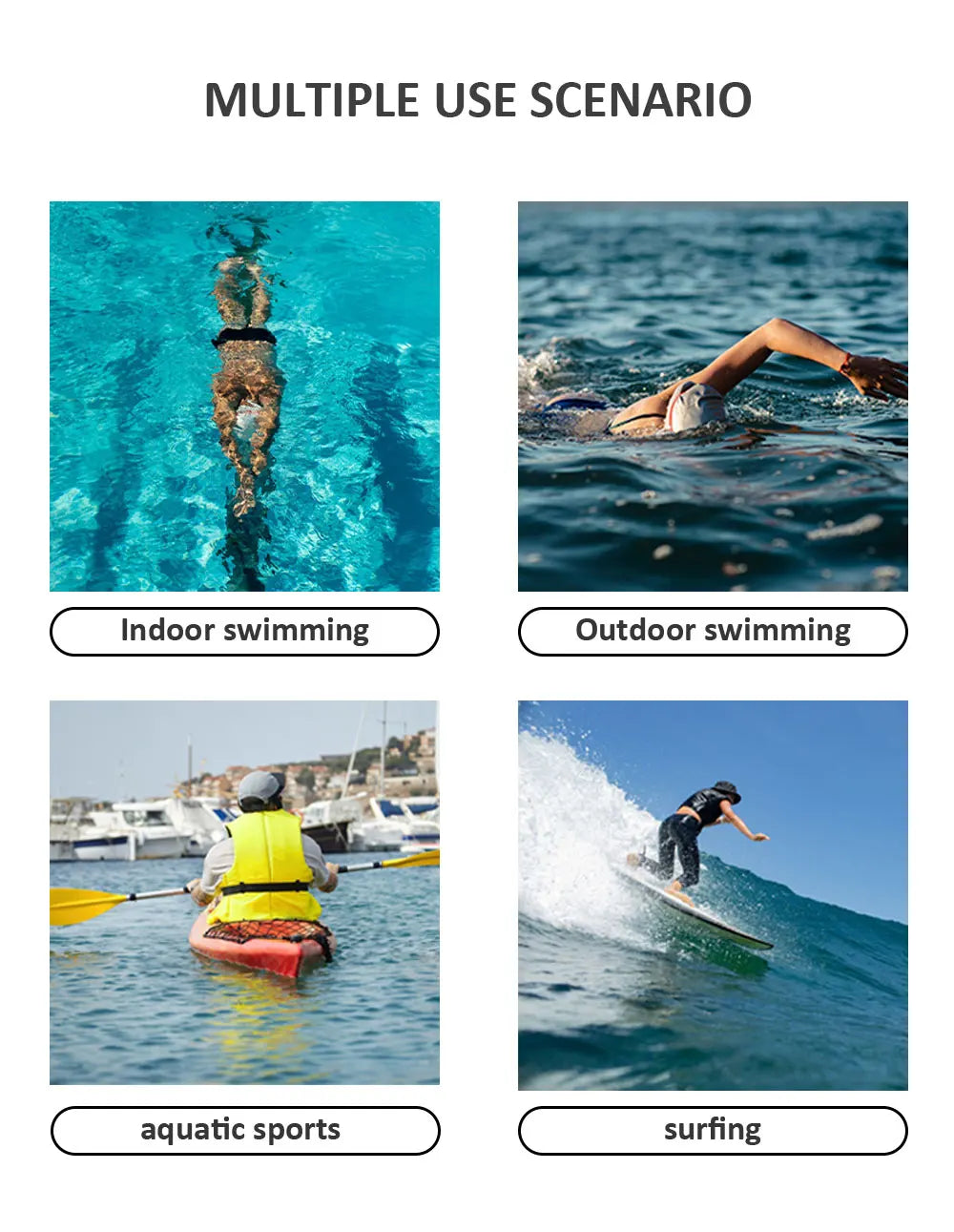 Professional Adult Anti-UV Swimming Goggles 180° Panoramic Electroplating Anti-Fog HD Lens Adjustable Silicone Swim Glasses