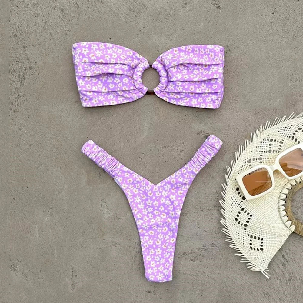 Micro Bikini Push Up Women Swimsuits Female Swimwear Brazilian Bikini Set Thong Biquini Swimming Suits Beachwear