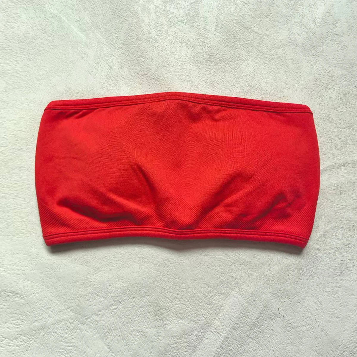 Backless Bandeau for Women Backless Sports Bra Strapless Open Back Gym Crop Top Seamless Strapless Bra Workout Yoga Top