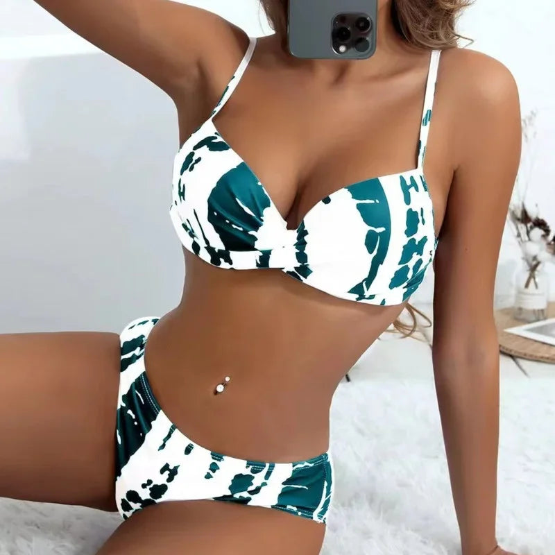 Push Up Bikinis Women Swimwear Underwire Female Swimsuit Swimming Bathing Suits Brazilian Bikini Set Beachwear Bather