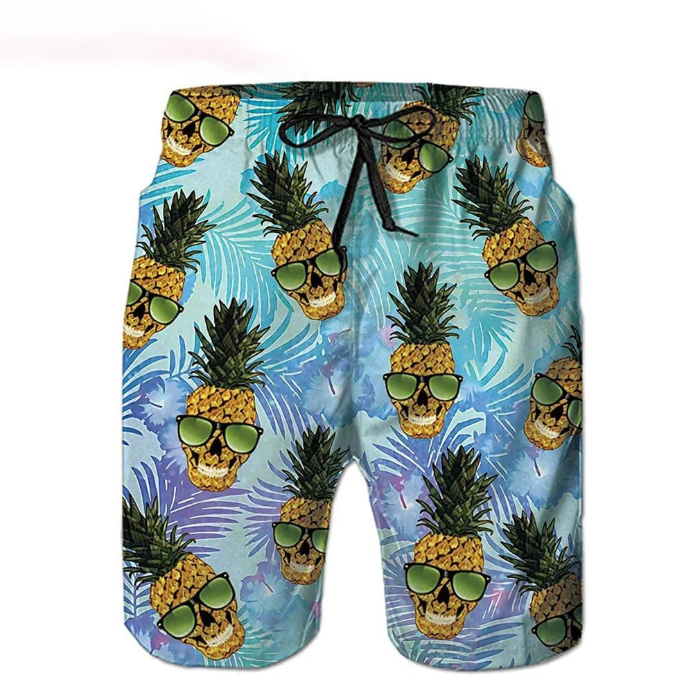 Mens Hawaii Beach Shorts Surf Board Sportwear Vacation Pants Boy Short Summer Cool Ventilate Clothing