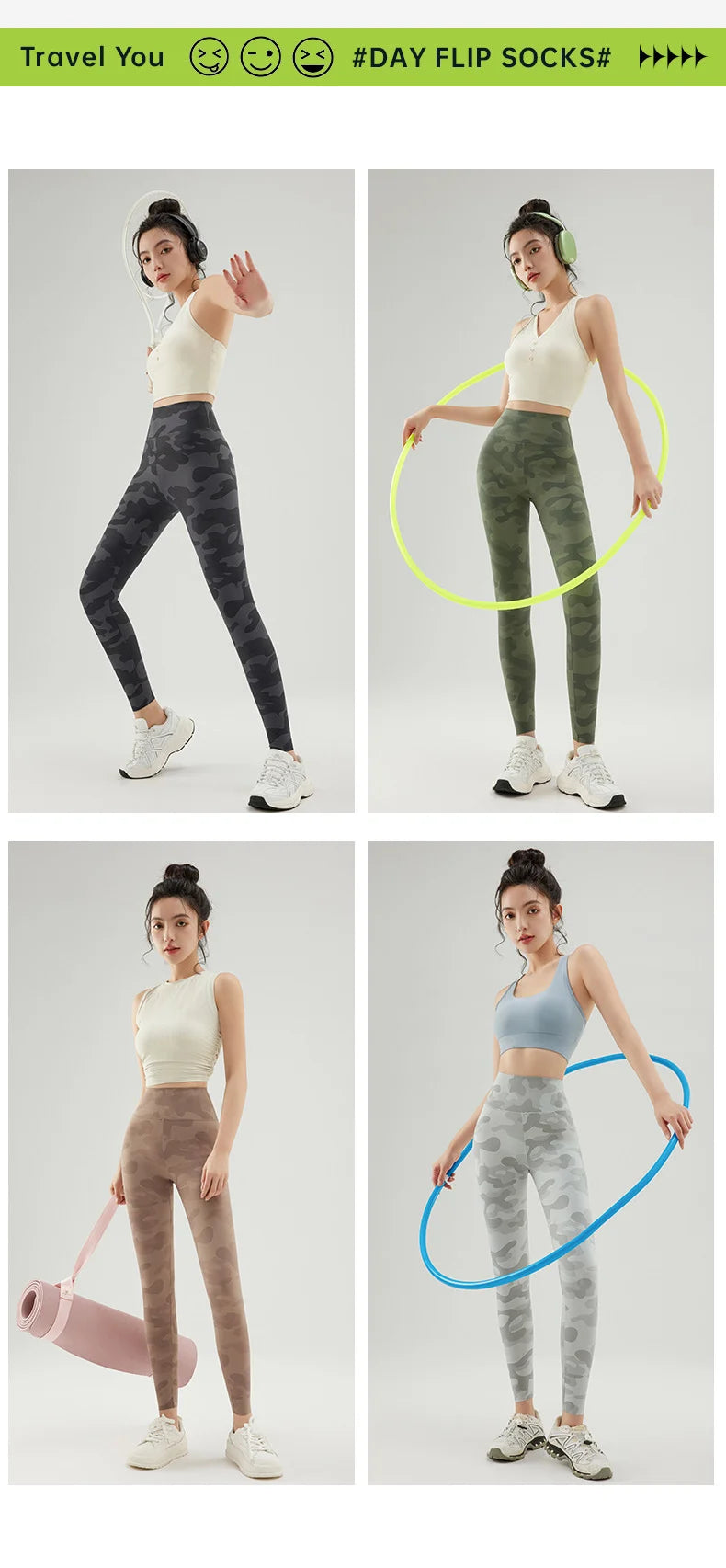 BIVIGAOS Summer Camouflage Green Sharkskin Biker Shorts Knee Length Short Leggings Women Casual Sports Cycling Shorts