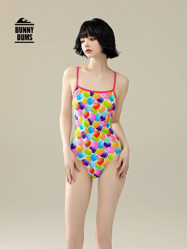 5 Designs Women Professional One-Piece Swimsuit Swimwear