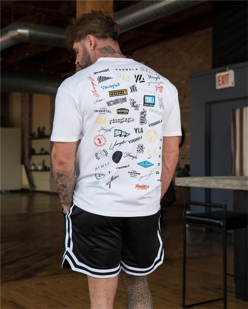 Men's double-decker Sports Shorts Mesh Quick Dry Loose Training Shorts men new Summer Fitness Joggers Casual Breathable Shorts