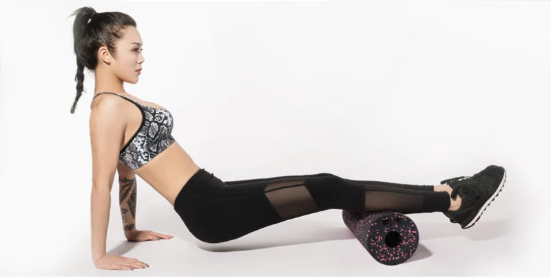 30*15CM EPP Pilates Foam Roller Black Yoga Foam Roller Exercise Equipment Massage Roller Body For Women/Men