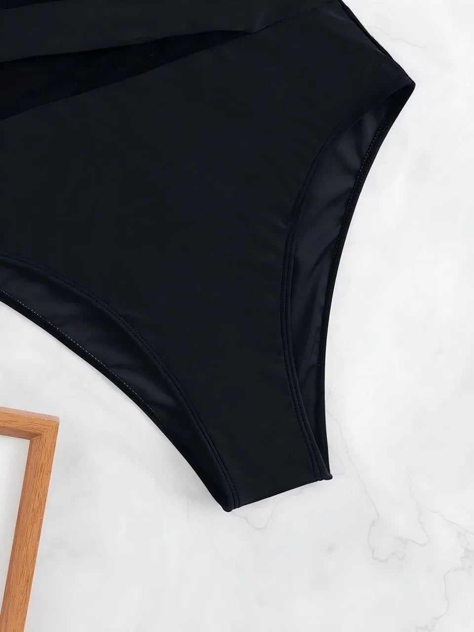 One Shoulder Strappy One Piece Swimsuit Women Ruffle Swimwear Female Mesh Monokini Bathers Bathing Swimming Suit Beachwear