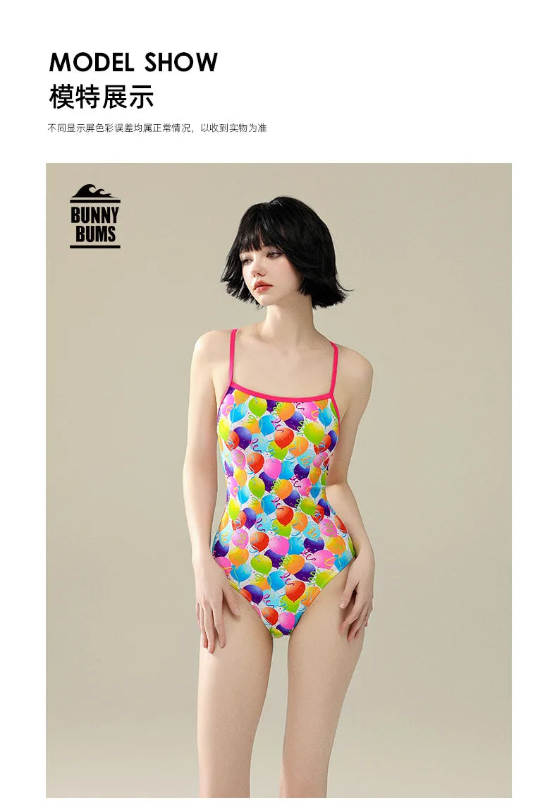 5 Designs Women Professional One-Piece Swimsuit Swimwear