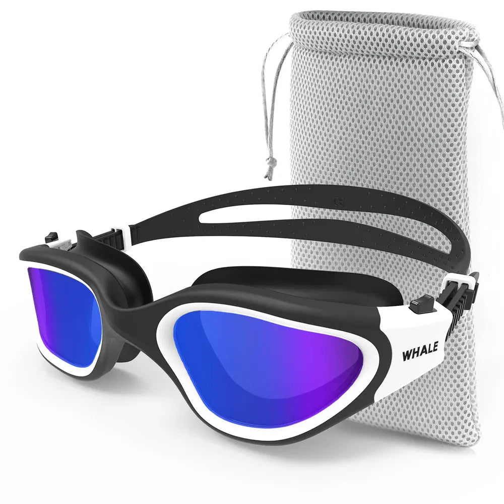 Professional Adult Anti-Fog UV Protection Lens Men Women Polarized Swimming Goggles Waterproof Adjustable Silicone Swim Glasses
