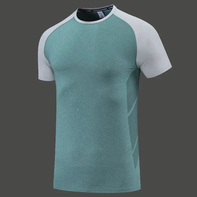 Undershirt Men's Running Short Sleeves T-shirts Yoga Tops Lycra Things for Gym Clothes Man Sweatshirt Wicking Breathable Dry Fit
