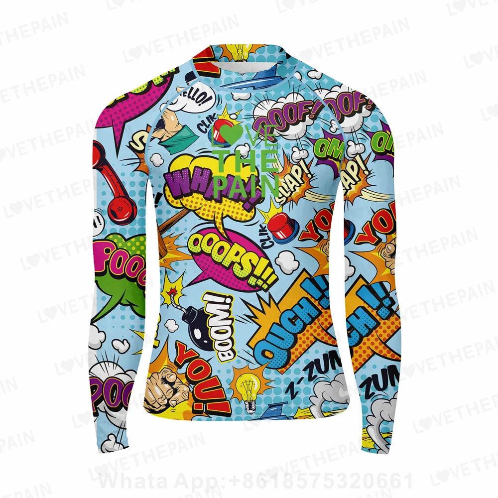 Men's Rash Guards Surfing Diving Suit Swimwear Long Sleeve T-shirt UV Protection Swimsuit Swimming Surf Tight Shirts Gym Clothes