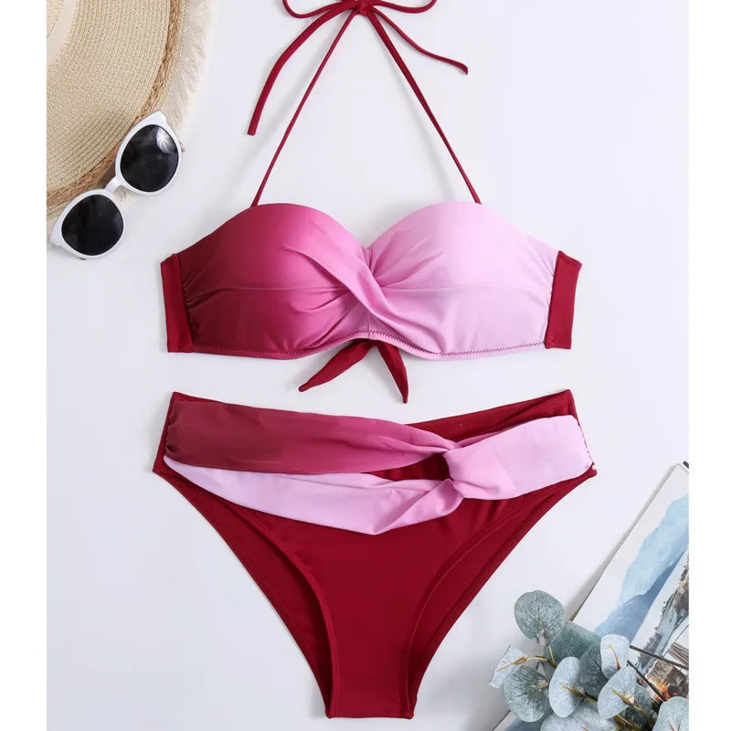 Bikinis Female Swimsuits Women Swimwear Push Up Swimming Wear Bathing Suits Brazilian Bikini Set Beachwear Pool Bather