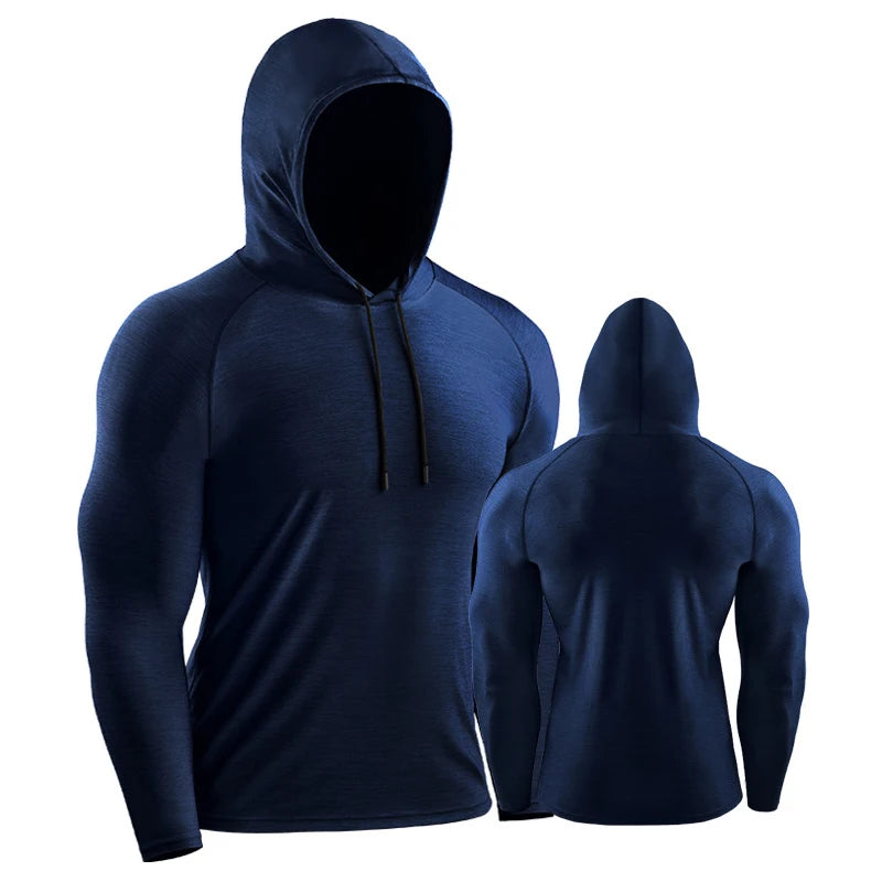 Bodybuilding Muscle Hoodie Men Sportswear Training Jacket Gym Fitness Workout Pullover Athletic Tracksuit Running Hoodie Men