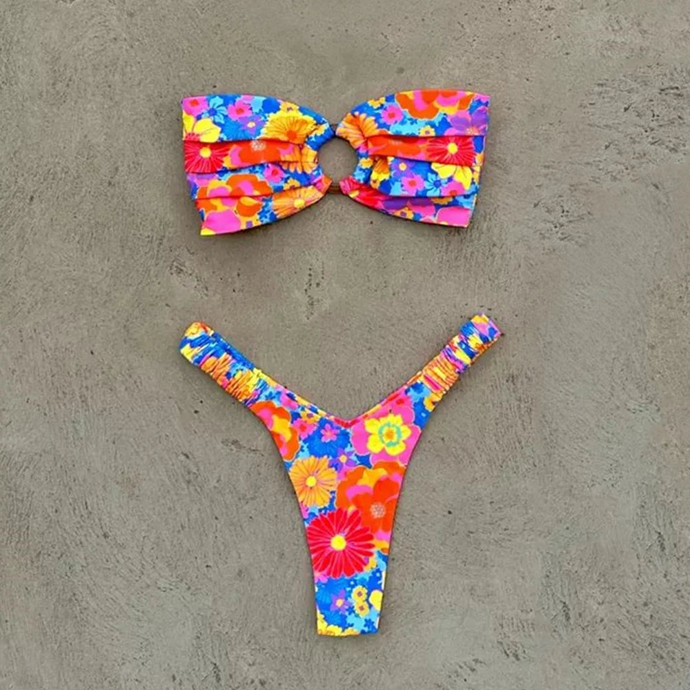 Micro Bikini Push Up Women Swimsuits Female Swimwear Brazilian Bikini Set Thong Biquini Swimming Suits Beachwear