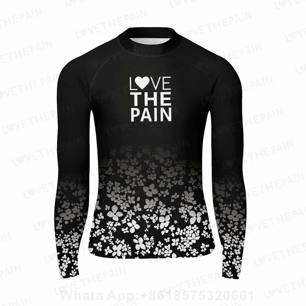 Men Long Sleeve Rash Guards Surf T-shirts UV Protection Swimsuit Surfing Diving Swimwear Swim Surf Beach Rash guard