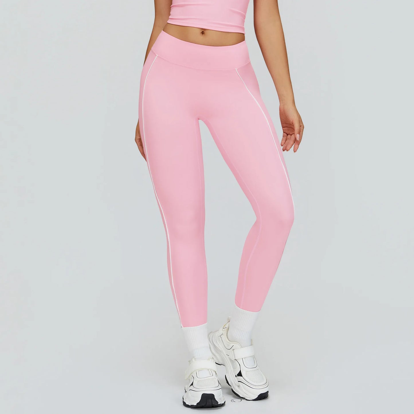 Women Yoga Leggings Gym Workout Trousers Running Sports Pants Female High Waist Push Up Training Pant Slim Fitness Yoga Leggings