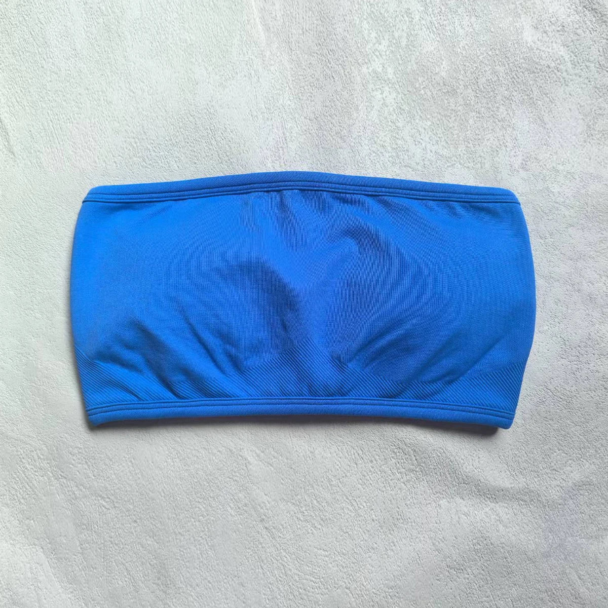 Backless Bandeau for Women Backless Sports Bra Strapless Open Back Gym Crop Top Seamless Strapless Bra Workout Yoga Top