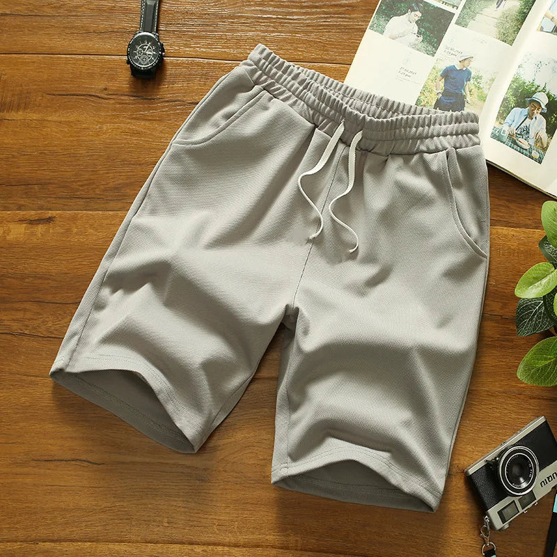 Summer Breathable Men Mesh Shorts Gym Bodybuilding Casual Loose Shorts Joggers Outdoor Fitness Beach Short Pants Sweatpant M-5xl