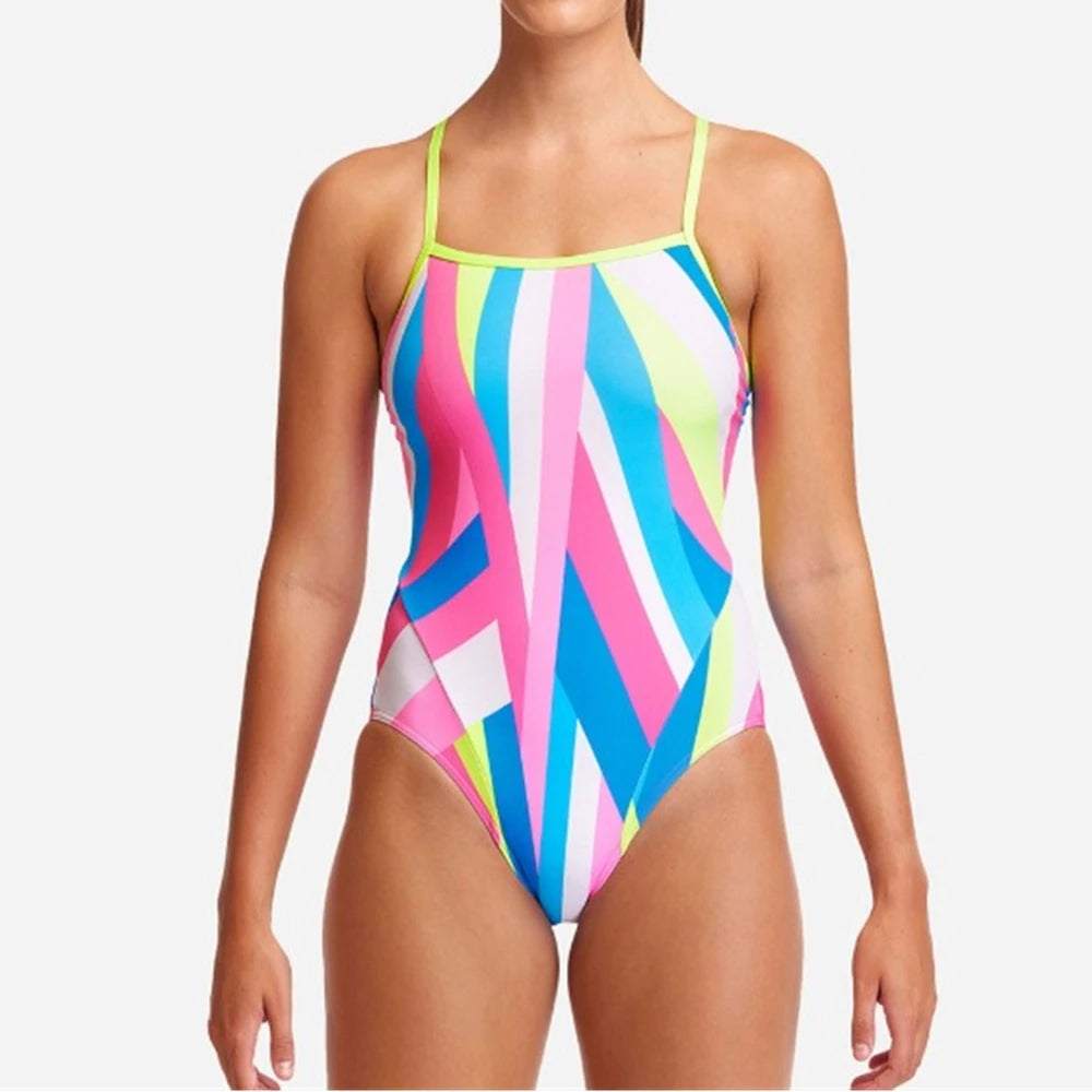 Woman Swimsuit One-piece Tights Comfortable Swimwear Functional Training Swimsuit Open Water Swimming Clothing