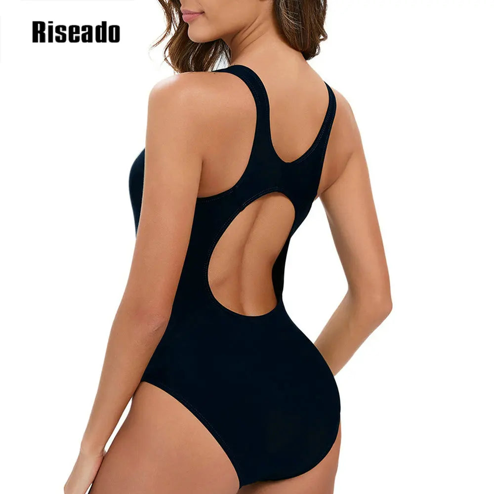 Women's Swimsuit Sleeveless One-piece Bathing Suit Woman Swimming Monokini Athletic Swimwear for Training