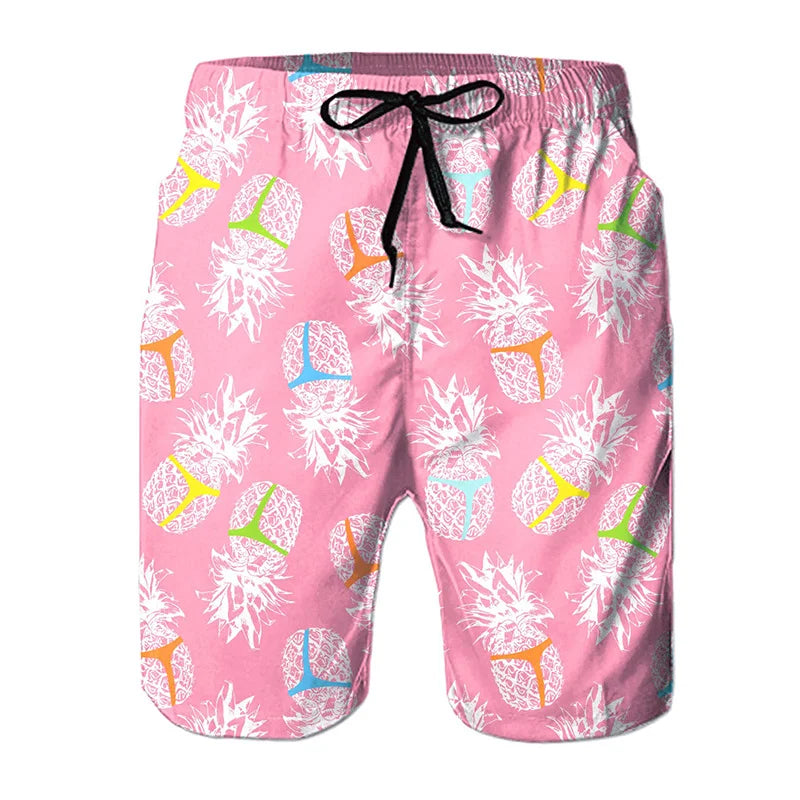 Paint & Animals Design Beach Shorts Pants Swimsuit Tropical 2023 Summer Casual Mens Swim Trunks 3D Print Board Shorts Cool Ice Shorts Pants